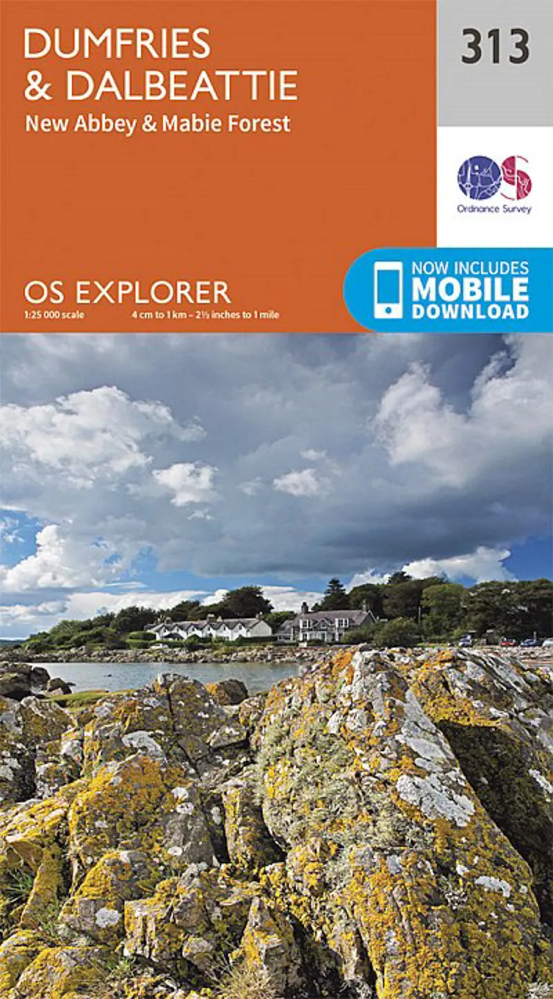 OS Explorer Map 313 - Dumfries and Dalbeattie